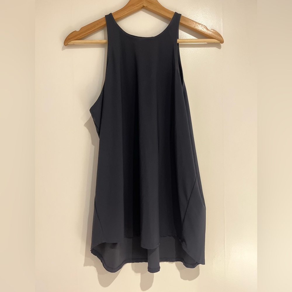 ADAY Pleat and Repeat tank - S - Navy